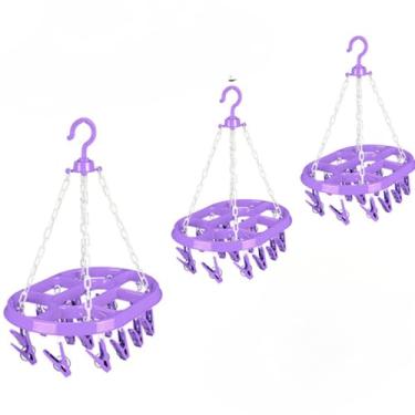 Imagem de Varal de Roupas Íntimas Calcinhas Com 48 Prendedores(ROXO)