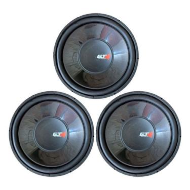 Imagem de Kit 3 alto falante etm subwoofer 12 pol ew 175W rms 4 ohms cores