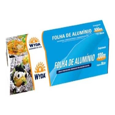 Imagem de Kit 4un Folha De Alumínio 100mx30cm Wyda