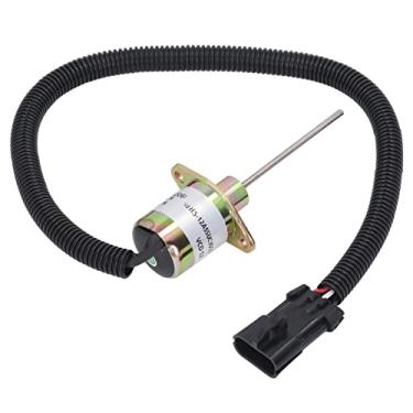 Imagem de Combustível Desligar o Solenóide Escavadeira de Válvula de Parada do Motor Solenóide 1503es 12A5SUC9SCC28 para V2203 Di 12V DC