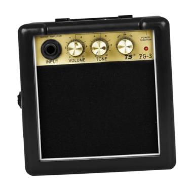 Imagem de menolana Amplificador de guitarra elétrica Acessório de instrumentos portátil 3W Profissional Compact Fácil de instalar o amplificador de baixo alto -falante