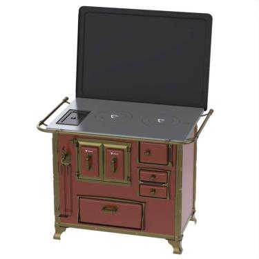 Imagem de Fogao a Lenha GII N 2 Renaissance Tabaco Cald