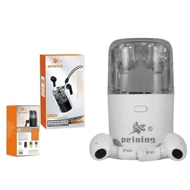 Imagem de Fone de Ouvido e Caixa de Som Alto Falante Bluetooth Sem Fio (Branco)