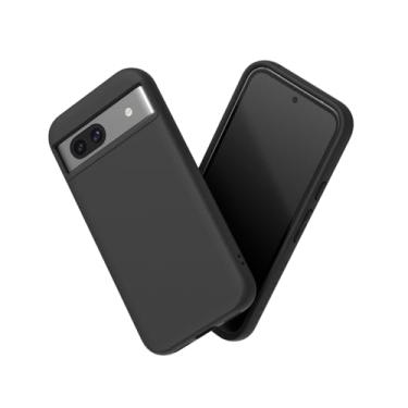 Imagem de RhinoShield Capa compatível com [Pixel 8a] | SolidSuit - Capa protetora de design fino absorvente de choque com acabamento fosco premium 3,5 m/proteção contra quedas de 3,4 m - Preto clássico