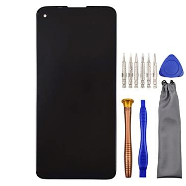 Imagem de Tela de substituição LCD Touch Digitalizador Assembléia para Motorola Moto G Stylus XT2043 16.3 cm Preto XT2043-4 com kit de ferramentas