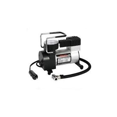 Imagem de Compressor de Ar Portátil 12V para Carro, 100 PSI, 35L/Min, 2,5m Cabo, com 3 Bicos Adaptadores