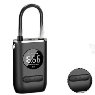 Imagem de Mini Compressor Digital Portátil Sem Fio Para Pneus - Bike