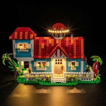 Imagem de Kit de luz LED Mililier para Lego 43268 Lilo e Stitch Beach House