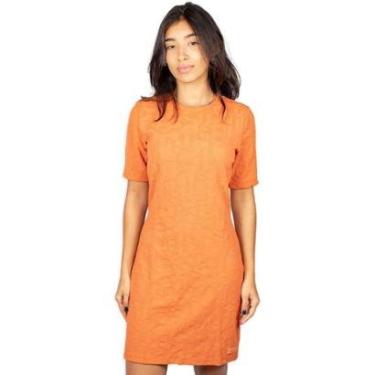Imagem de Vestido Colcci Jacquard Laranja Russet-Feminino