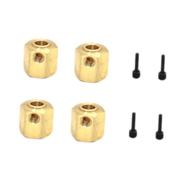 Imagem de simhoa Componentes de adaptador de acionamento de cubo sextavado para roda de carro RC fáceis de instalar e reparar, substituição de carro de controle, 4x4 Sem Eixo de Saída