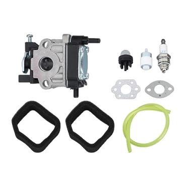 Imagem de Conjunto de carburador de soprador de folhas para Hitachi RB24EA RB24EA(S) RB24EAP 23,9 6698373 - Kit de carburador de alumínio com vela de ignição e esponja de filtro de ar