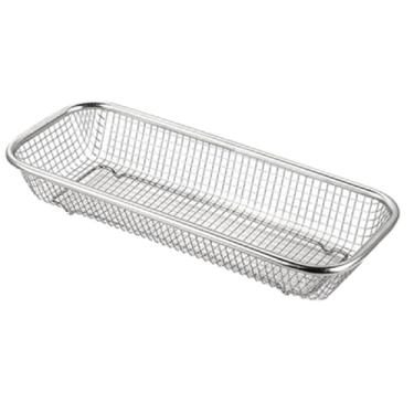 Imagem de Escorredor Inox Retangular Bandeja Pote Frituras 31cm PorçãO