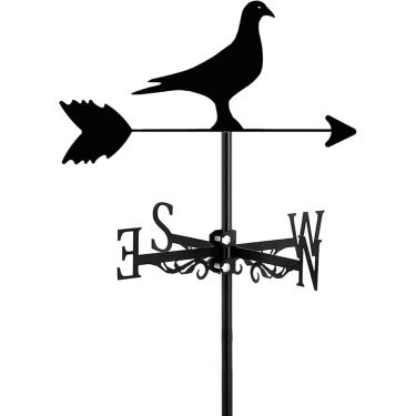 Imagem de Cata-vento De Pombo Estacionário Cata-vento Cata-vento De Jardim Estaca De Jardim, Cata-vento De Pombo Estacionário De Aço Inoxidável