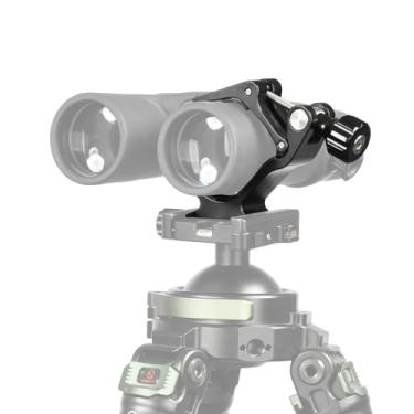 Imagem de Braçadeira de montagem binocular CC-10 para Triopd com adaptador Arca Swiss, compatível com parafuso 1/4-20 e 3/8-16