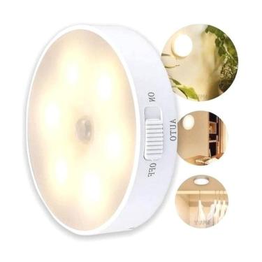 Imagem de Luminárias Led Sem Fio Com Sensor De Presença Recarregável
