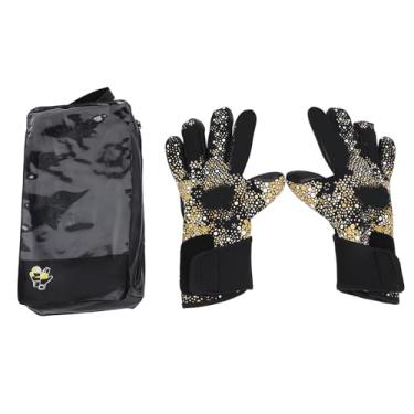 Imagem de Luvas profissionais de goleiros anti -futebol de futebol com suporte aprimorado e suporte de punho para adultos para treinamento para jovens correspondem ao látex neoprene pare de (Tipo 8)