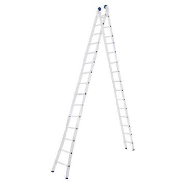 Imagem de Escada Alumínio Extensiva 15 Degraus 7,57m - Mor - Suporta 150Kg