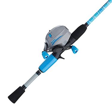 Imagem de Shakespeare Conjunto de molinete Spincast de água-viva e vara de pesca, azul, 1,60 m - médio - 2 peças