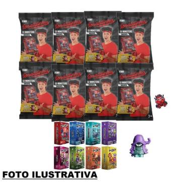 Imagem de 5 Mini Livros + 5 Gogos Elo Monster Coleção Enaldinho São 5 Envelopes 