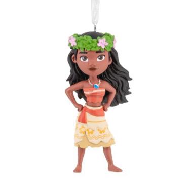Imagem de Hallmark Enfeite de Natal estilizado da princesa Moana da Disney, presentes para fãs da Disney