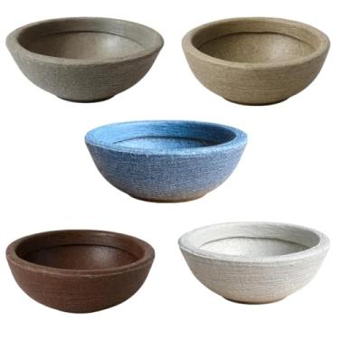 Imagem de vaso para plantas e flores mini cuia bacia 22cm cactos suculentas decoração (sortida, 1 unidade)