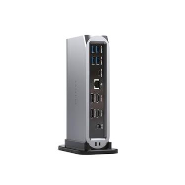 Imagem de Satechi Estação De Acoplamento Thunderbolt 4 Usb C Multiporta, 16 Portas, Carregamento Pd 96 W, Telas Até 4K/60 Hz, Dados E Pd, 6 Leitores Cartão Usb-A Micro/Sd, Ethernet 2,5 Gbps, Para Mac/Windows