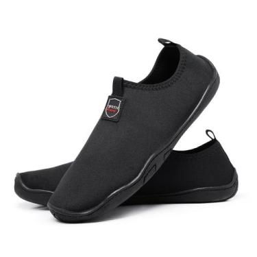 Imagem de Sapatilha Aquatica Neoprene Solado Borracha Costurado Drenagem Agua Te