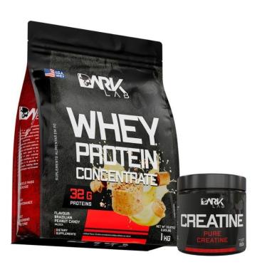 Imagem de Creatina 150g e Whey Concentrado 1kg Dark Lab-Unissex