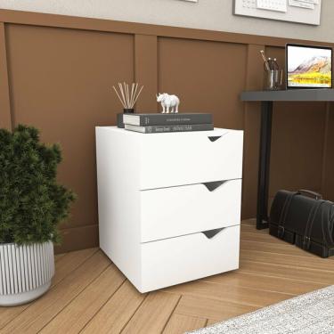 Imagem de Gaveteiro 3 Gavetas 54cm X 40cm Porto Branco
