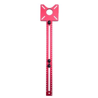 Imagem de Suporte de Ranhura para Fresagem de Roteador de Liga de Alumínio Máquina de Aparar 3 Em 1 Com Máquina de Aparar e Função de Placa Giratória para Marcenaria 445 Mm