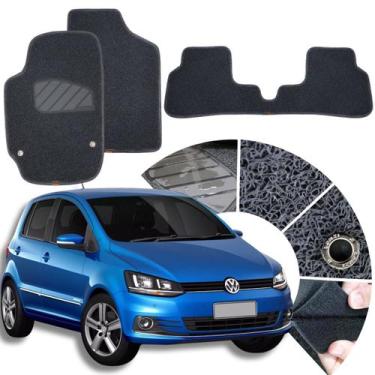 Imagem de Tapete carro Fox 2014 2015 2016 Highline Comfortline Capacho Cor Grafi