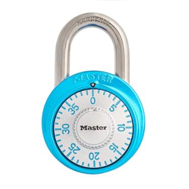 Imagem de Master Lock 1561DLTBLU Locker Lock Cadeado combinado, 1 pacote, azul claro