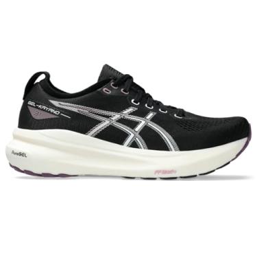 Imagem de ASICS Tênis de corrida feminino Gel-Kayano 31, preto, prata pura