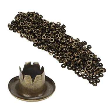 Imagem de Cffuvros Botões de Estalo de 500Pcs, Suavização Plana Brilhante e Leves de Costura Colorida para Modificação de Roupas, Couro DIY, Calçados, Tendas, Bolsas, Cintos (YK4/5-004 (bronze))