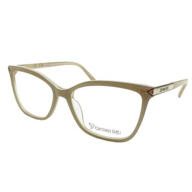 Imagem de Armação Óculos Grau Carmen Vitti Cv0126 C3 Bege