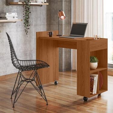 Imagem de Mesa Escrivaninha Módulo 2 Office Alessa Lukaliam Móveis Jequitiba Jequitiba