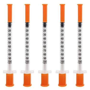 Imagem de Seringa EassyRing U-100 1mL com 30G 1,27 cm Agulhas x 100