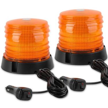 Imagem de Farol de advertência LED ASPL 60 LED âmbar 12V-24V