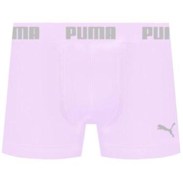 Imagem de Cueca Puma Boxer Microfibra Sem Costura Adulto Cós 40MM, Rosa claro, P