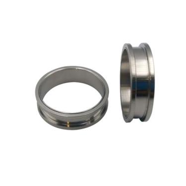 Imagem de Alargador De Orelha Grande Aço 32mm 34mm 36mm 38mm 40mm Prateado 1 par