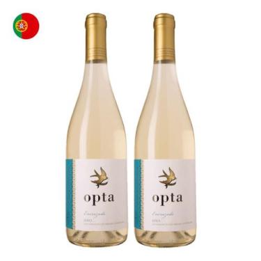 Imagem de Kit 2 Vinhos Opta Dão Encruzado Branco Portugal 750ml - Opta Wines