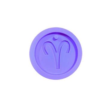 Imagem de R152 Molde de silicone signo áries chaveiro resina decorar - confeitar