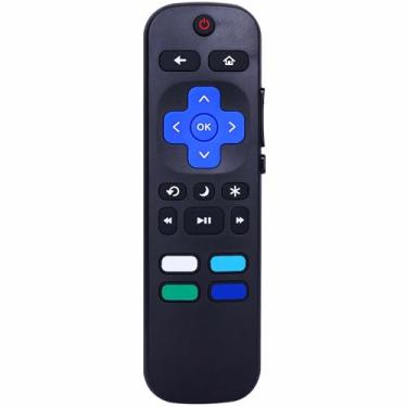 Imagem de Leankle Controle remoto universal para todas as Smart TVs Roku, compatível com modelos Hisense, JVC, Onn, Philips, Proscan, Roku Plus/Pro/Select Series, Sharp, TCL, Westinghouse Roku TV