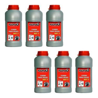Imagem de Fluido De Freio Radnaq Dot3 500ml - 06 Unidades - Geral