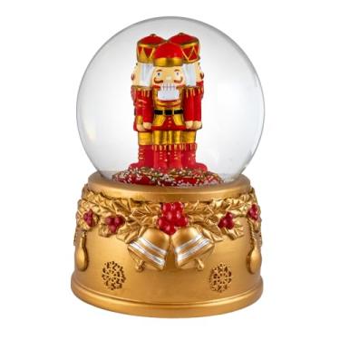 Imagem de The San Francisco Music Box Company Decorações de Natal Quebra-Nozes Globo de Água da Caixa de Música de São Francisco