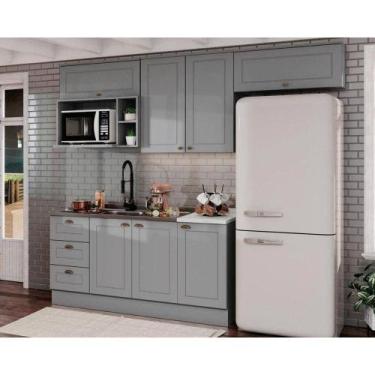 Imagem de Cozinha Modulada Henn Americana 7 Peças (4Aéreos+2Balcões+1Complemento