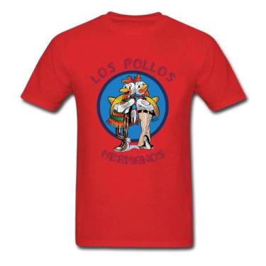 Imagem de Camisetas Breaking Bad Los Pollos Hermanos 3D - Manga Curta - Adulto e