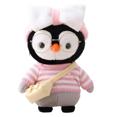 Imagem de Bonito dos desenhos animados pinguim cosplay vestir brinquedos de pelú