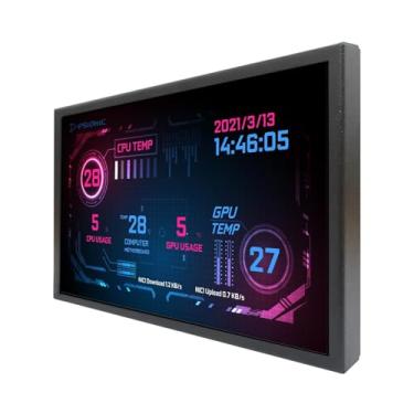 Imagem de VSDISPLAY Monitor LCD IPS de 7 polegadas 1280 x 800 como capa de PC dentro da tela GPU CPU dados exibição secundária suporta ajuste de brilho