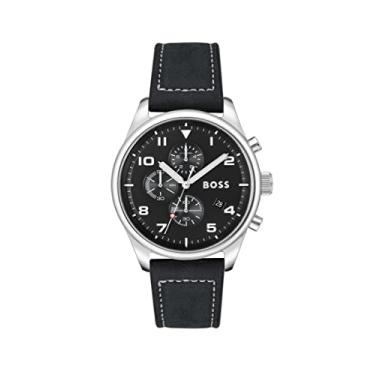 Imagem de BOSS Relógio de quartzo masculino View, Preto